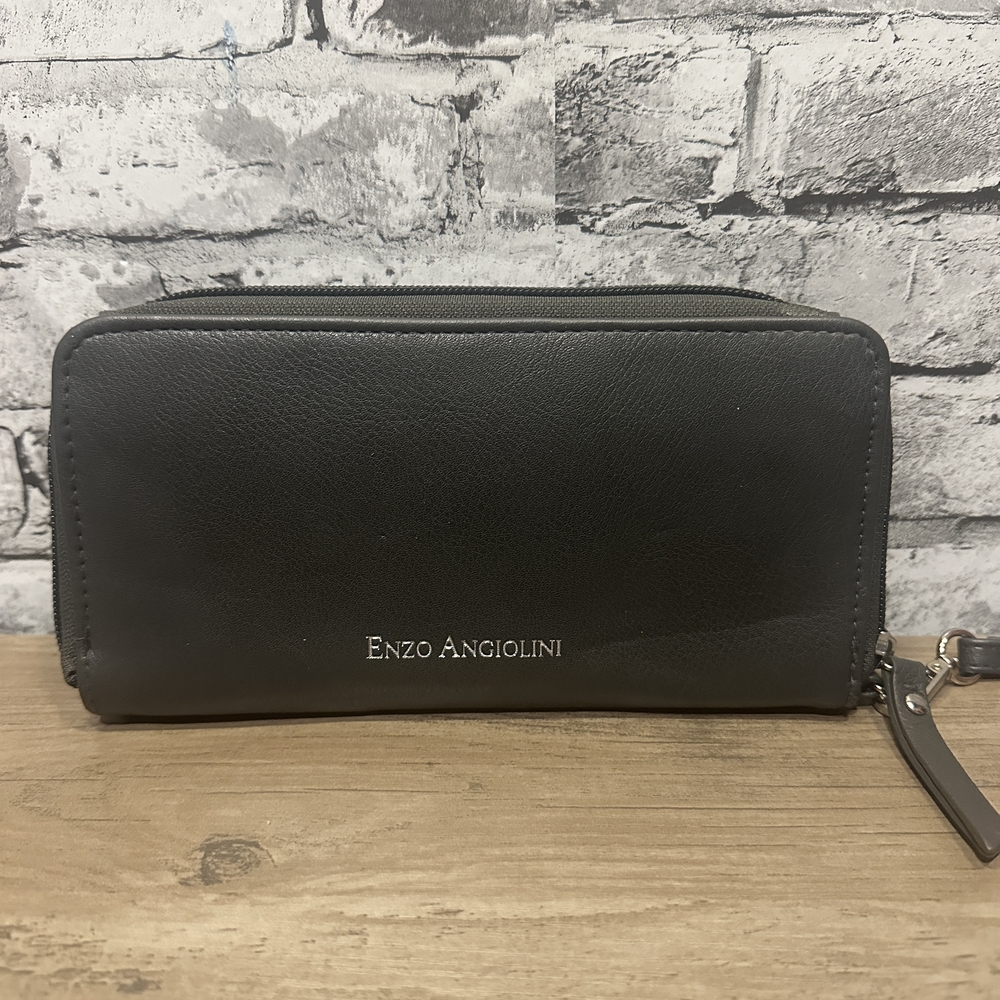 EUC Enzo Angiolini Dark Gray Women's Wallet